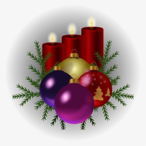 Free To Use & Public Domain Christmas Ornaments Clip - Gambar Pohon Natal Dan Lilin #576406