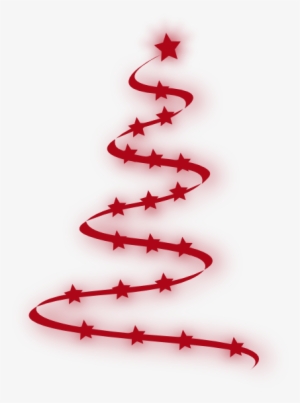 Red Christmas Tree Png #576539