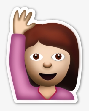 Hand Emoji Clipart Person Raising Both Hand In Celebration - Praise ...