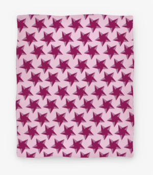 Pink Star Pattern Blanket - Pink Star Pattern Tote Bag: Funny Tote Bag From Lookhuman. #577136