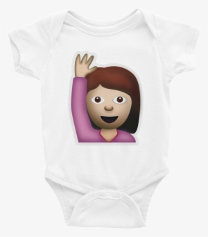 Emoji Baby Short Sleeve One Piece - Happy Person Raising One Hand, Face With Ok Gesture, #577537 Emoji Baby Short Sleeve One Piece - Happy Person Raising One Hand, Face With Ok Gesture, #577537