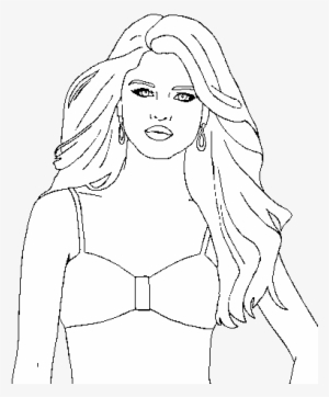 Dibujo De Selena Gomez Para Colorear - Desenhos Da Selena Gomez Para Colorir #577560