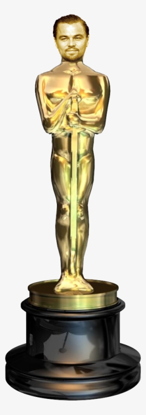 Oscar Award Trophy Png - Leonardo Di Caprio Oscar Png #577684