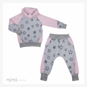 Mimi Jumper Set Pink Star - Polka Dot #577771