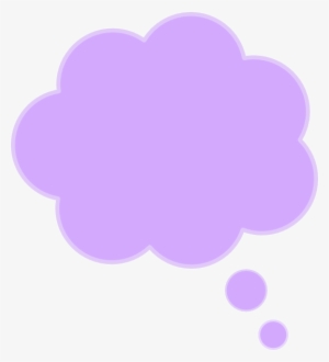 Purple Thought Bubble Clip Art - Purple Speech Bubble Transparent #578052