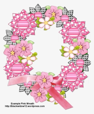 Example Pink Wreath - Wreath #578213 Example Pink Wreath - Wreath #578213