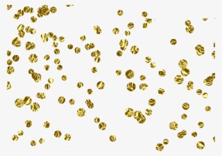 Gold Confetti Border Png Png Library Stock - Gold Confetti Transparent Background #578330