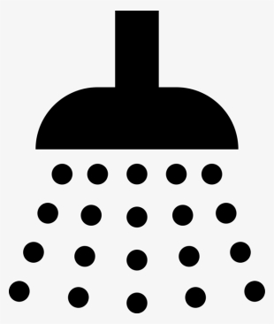 Shower With Water Droplets Vector - Douche Icon Png #578518