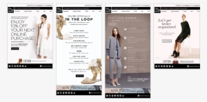 Saks Welcome Series - Welcome Series Email #578823