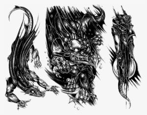 Mojo Shapes - Skull Tattoos Transparent Background #578853