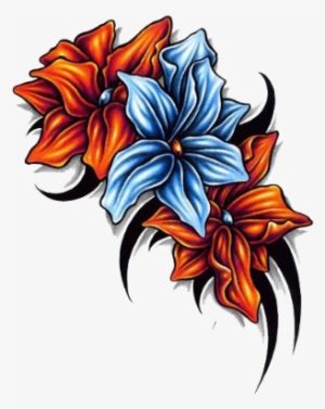 Traditional Rose Tattoos, Traditional Roses, Hawaiian - Tatto Full Color Png #578956 Traditional Rose Tattoos, Traditional Roses, Hawaiian - Tatto Full Color Png #578956