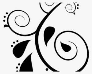 Curve Clipart Page Design - Paisley Clip Art #579644