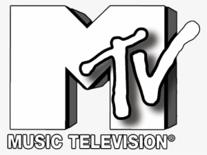 Mtv Logo White Png - Music Television #579784
