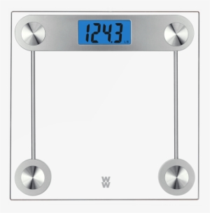 Digital Glass Scale With Blue Backlight Display - Conair Weight Watchers Ww26 Digital Glass Scale #579899