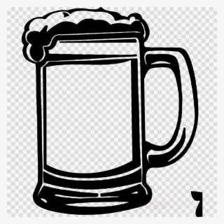 Beer Mug Black And White Clipart Beer Cocktail Beer - Beer Glass Clip Art #5701135