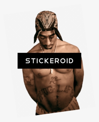 Tupac Shakur Looking Down - Barechested #5703876