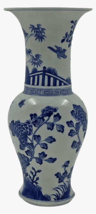 Chinese Blue And White Small Baluster Vase - Vase #5704742