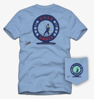S/s Fly Fishing Reel Blue Sky T Shirt - T-shirt #5704998