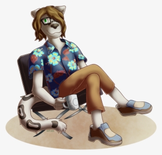 A Commission For Brit, Who Wanted Their Character Mordecai - Sitting #5706380