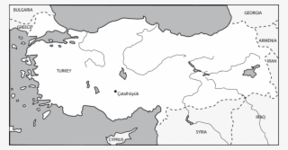 Map Of Turkey Highlighting The Location Of Çatalhöyük - 2 Sınıf Hayat Bilgisi Bölgelerimiz #5710650