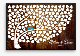 Wedding Tree Guest Book Alternative Poster, Print, - Wedding Tree Guest Book Heart #5711666