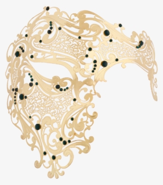 Gold Series Signature Phantom Of The Opera Half Face #5713646