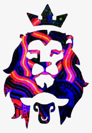 #lionking #lion #lamb #lionandlamb #king #rainbowlion - Lion And Lamb Silhouette #5714671