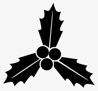 Image Black And White Mistletoe F Svg Png Icon Free - Mistletoe #5715693