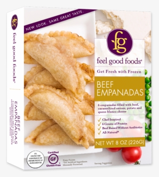 Pinto Bean & Cheddar Taquitos - Feel Good Foods Empanadas, Beef - 6 Empanadas, 8 Oz #5716014