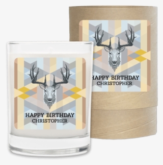 Happy Birthday Rustic Deer - Oh Deer Tea Towel By Onebellacasa, White #5716435