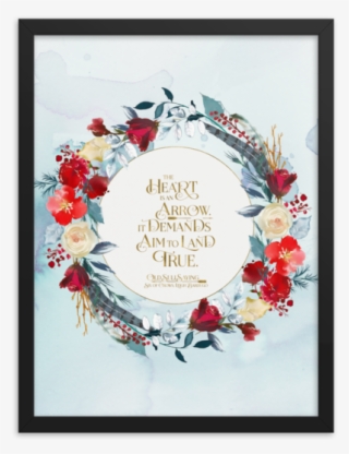 The Heart Is An Arrow Six Of Crows Quote Art Print #5716757