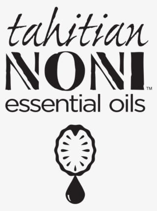 Logos Essential Oil Stacked Logo Black - Tahitian Noni #5717127