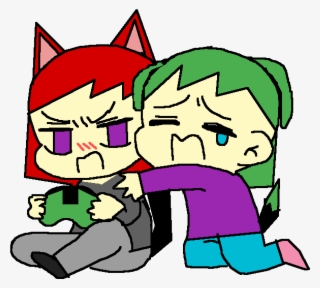 Female Anime Couple - Cartoon #5718345