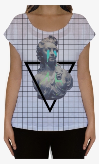 Camiseta Fullprint Cries In Seapunk Language De Fernanda - Camiseta Nossa Senhora De Nazaré #5718699