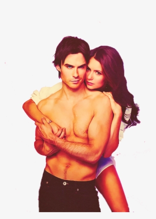 Ian Somerhalder And Nina Dobrev - Vampire Diaries Ew Photoshoot #5719753