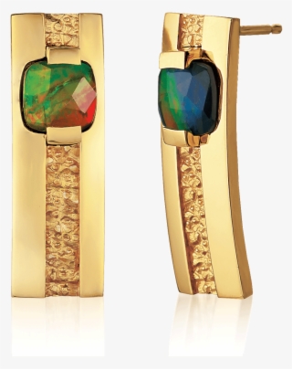 Lines Of Symmetry 14k Yellow Gold - Earrings #5720166