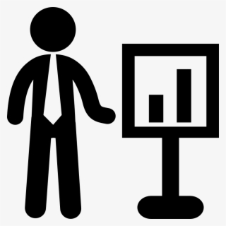 Businessman With A Graphic On A Whiteboard Comments - Businessman Graphic #5721592