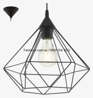 Tarbes Black Pendant Large Tarbes Pendant Black - Eglo 94188 | Pendant Light Fitting | Tarbes #5722809