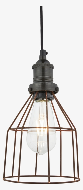 Brooklyn Rusty Cage Pendant #5723059