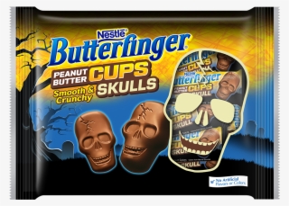 Best New Halloween Candy - Butterfinger Peanut Butter Cup Skulls 10.8 Oz. Bag #5724201