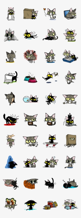 Px Cat Emoji, Cat Reference, Kawaii Cat, Cute Stickers, - Line スタンプ 2ch Aa #5724797