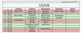 Click The Individual Image Schedule To Download The - Number #5725517