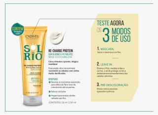 Cadiveu Professional Sol Do Rio Re-charge Protein - Cadiveu Sol Do Rio Re-charge Protein 50ml #5731059