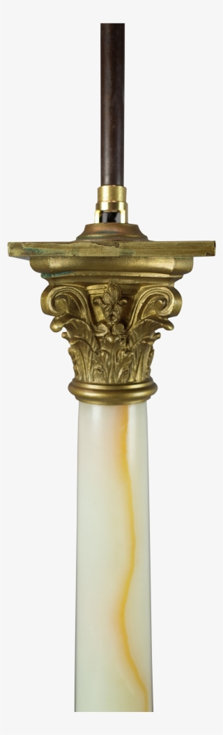 Onyx And Ormolu Corinthian Column Lamp - Column #5731599
