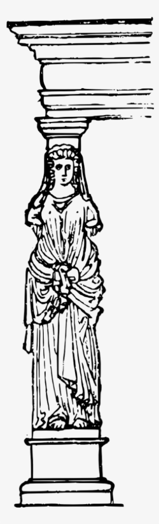 Vector Graphics - Caryatid Drawing #5731917