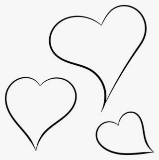 White Hearts Cliparts - قلوب رسم #5732062