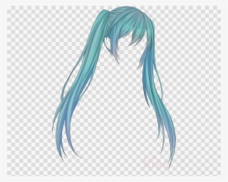 Cabello De Miku Png Clipart Hatsune Miku Drawing Hairstyle - Gif ...