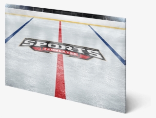 Present Logos On A Hockey Rink - Mockup #5733906