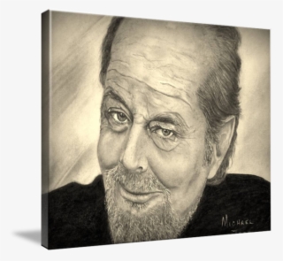 Pencil Drawing Of Celebrity Jack Nicholson Face - Drawing #5734501
