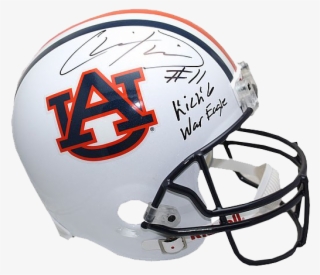 Chris Davis Autographed Auburn Tigers Replica Helmet - Auburn Football #5735328